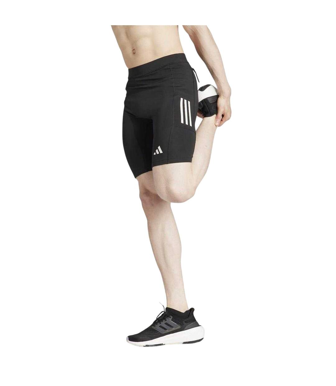 Mens Own The Run Tights Black Adidas-4