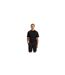 Unisex Adult Monogram Cotton Logo T-shirt Black Boss-1