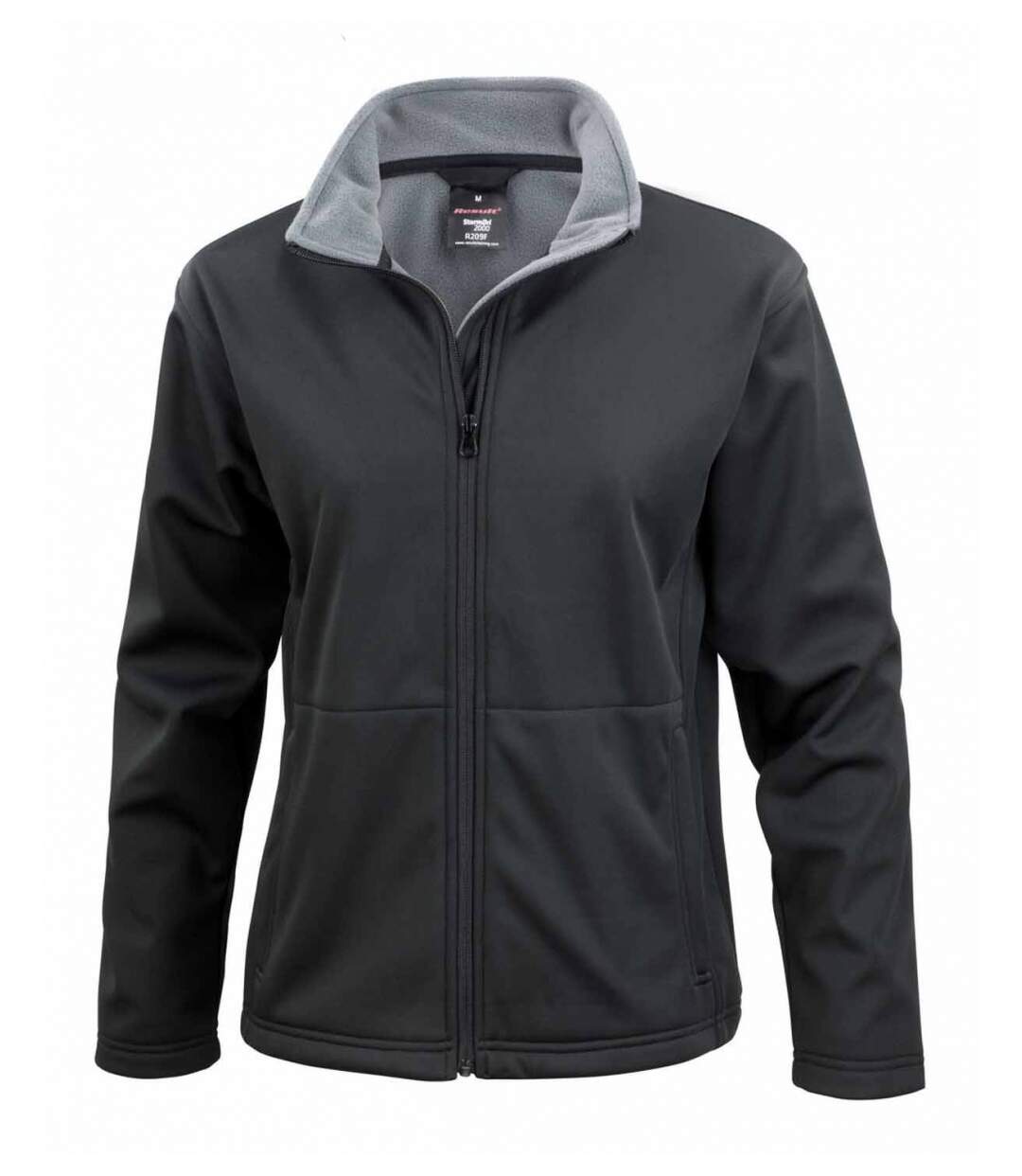 Veste softshell FEMME doublée micropolaire R209F - noir