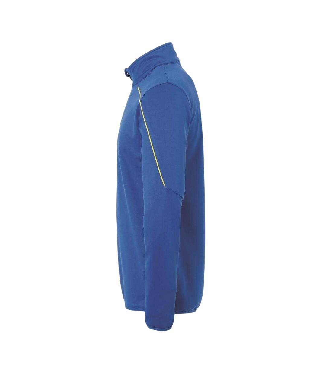 Unisex Adult Zip Neck Sweatshirt Blue Lime UHL Sport-2