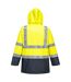 Portwest Mens Hi-Vis Bizflame Rain Multi-Norm Jacket (Yellow/Navy) - UTPW1092