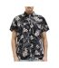 Chemise noire/blanc/orange homme jack & jones hawaii - l-1