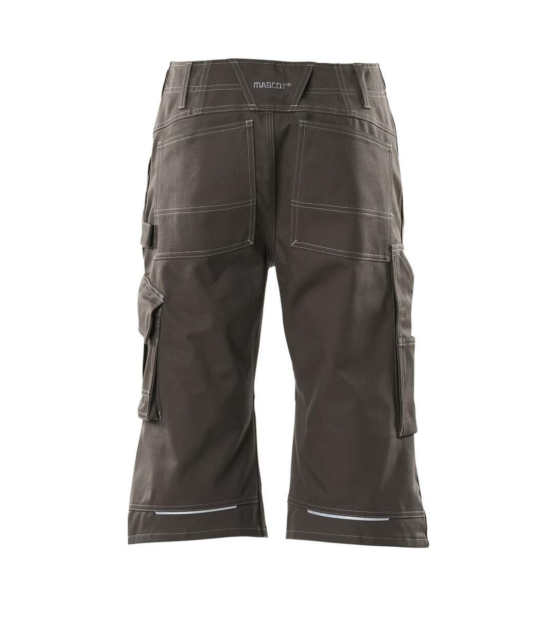 Mens Industry Hartford Long Length Work Shorts Dark Anthracite Mascot-2