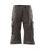 Mens Industry Hartford Long Length Work Shorts Dark Anthracite Mascot-2