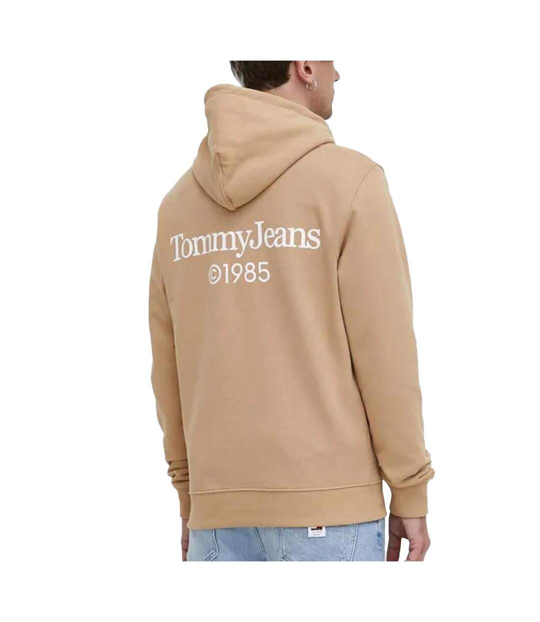 Sweat à capuche beige homme tommy hilfiger entry graphi-2