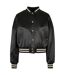 Blouson D'université Femme Noir Urban Classics-1