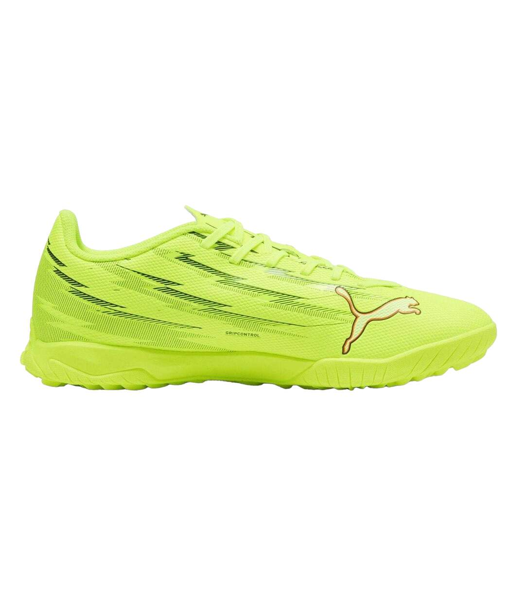 Mens Ultra 5 Play Astroturf Football Yellow Black Puma-1