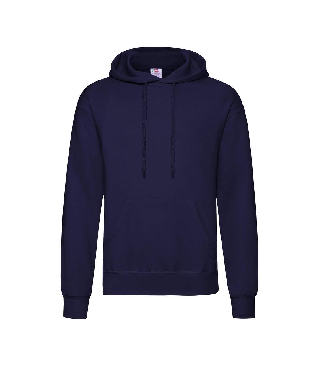 Sweat À Capuche Homme Bleu Marine Fruit Of The Loom-1