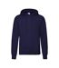 Sweat À Capuche Homme Bleu Marine Fruit Of The Loom-1