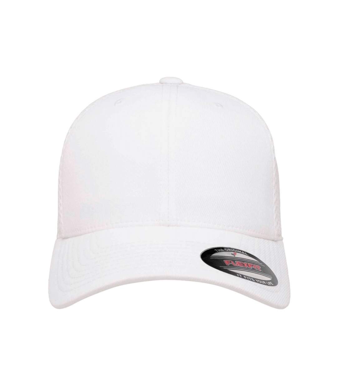 Casquette flexfit blanc Yupoong-1