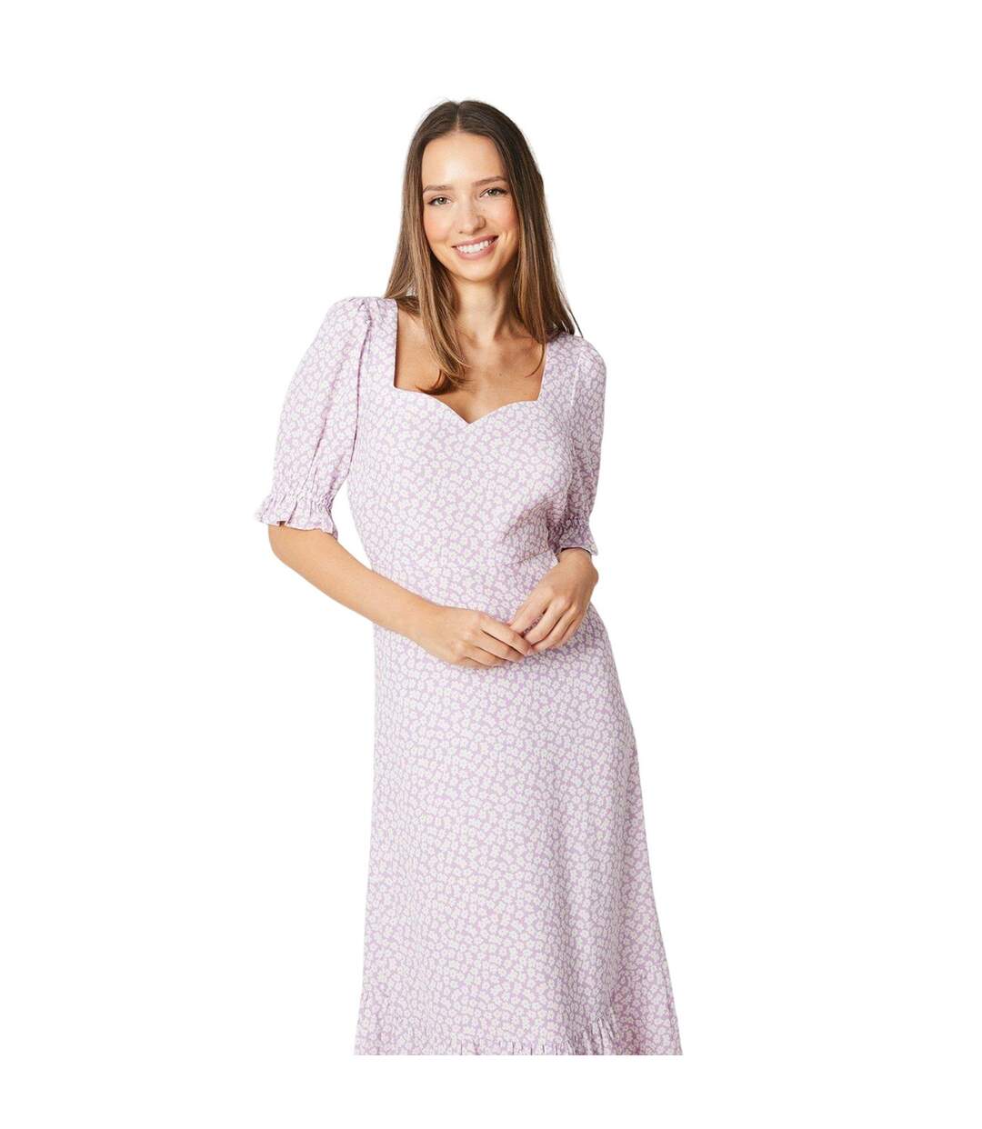 Robe mi-longue femme violet Dorothy Perkins