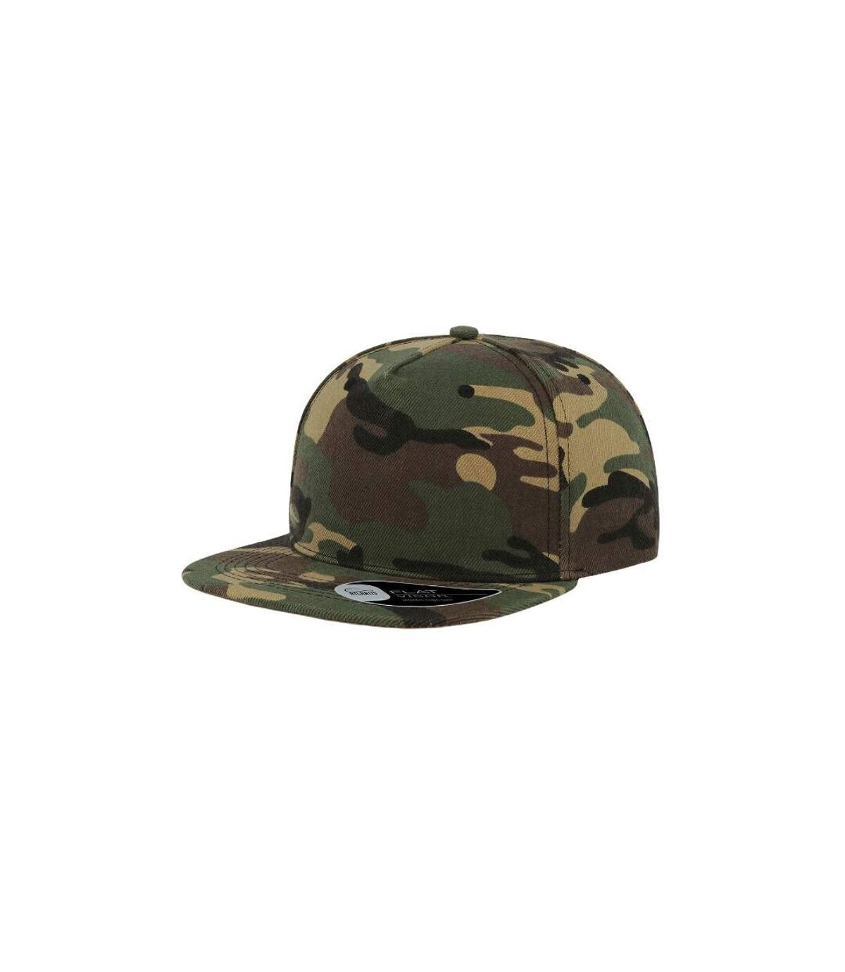 Atlantis Flat Visor 5 Panel Cap (Camo Green) - UTAB216 | Atlas For Men