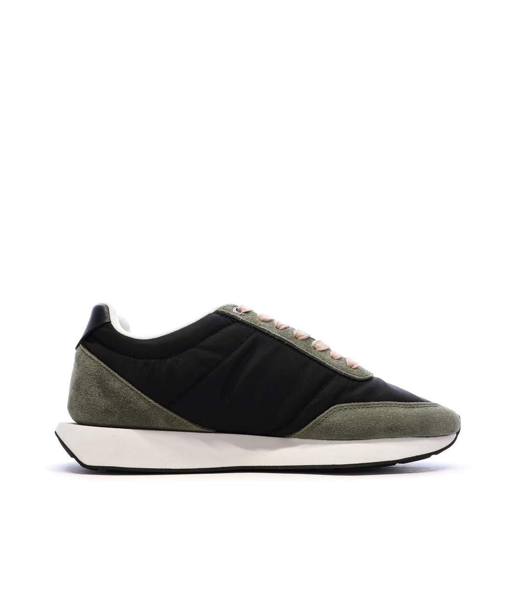Baskets noir/vert femme calvin klein jeans retro-2