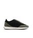 Baskets noir/vert femme calvin klein jeans retro-2