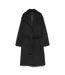 Manteau long noir femme vero moda vmamanda belt-2