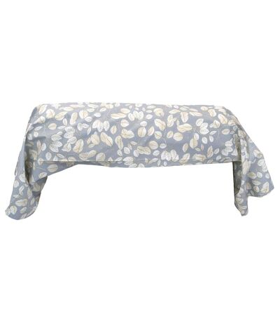 Taie de traversin percale de coton LISON GRIS