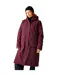 Womens/ladies Yarli Longline Waterproof Jacket Fig Black Regatta-1
