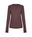 Haut Manches Longues Femme Marron USA Pro-2