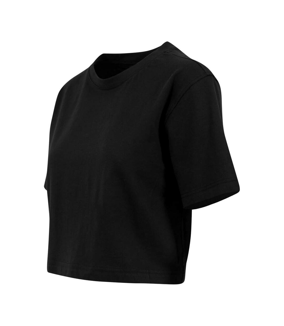 T-shirt Court Femme Noir Urban Classics-3