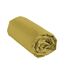 Drap Housse en Coton Linette 160x200cm Jaune-3