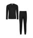 Mountain Warehouse - Ensemble thermique TALUS - Homme (Noir) - UTMW2202