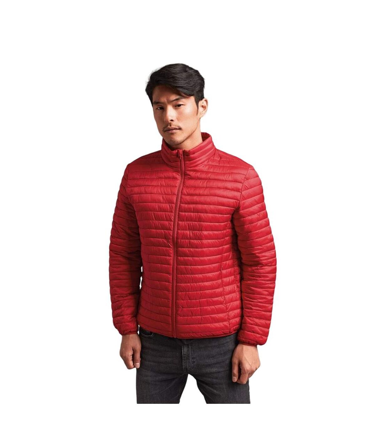 2786 Mens Tribe Fineline Padded Jacket (Red)