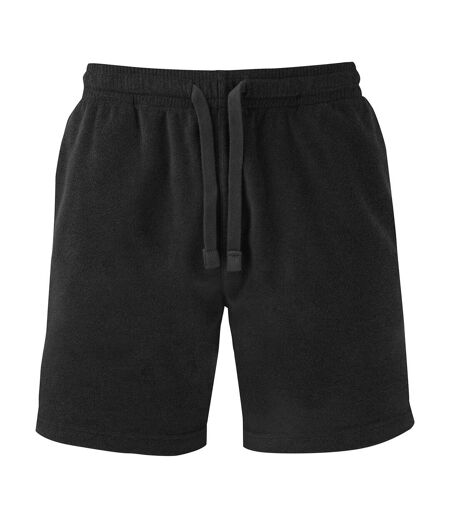 Mens Terrycloth Shorts Black Wombat
