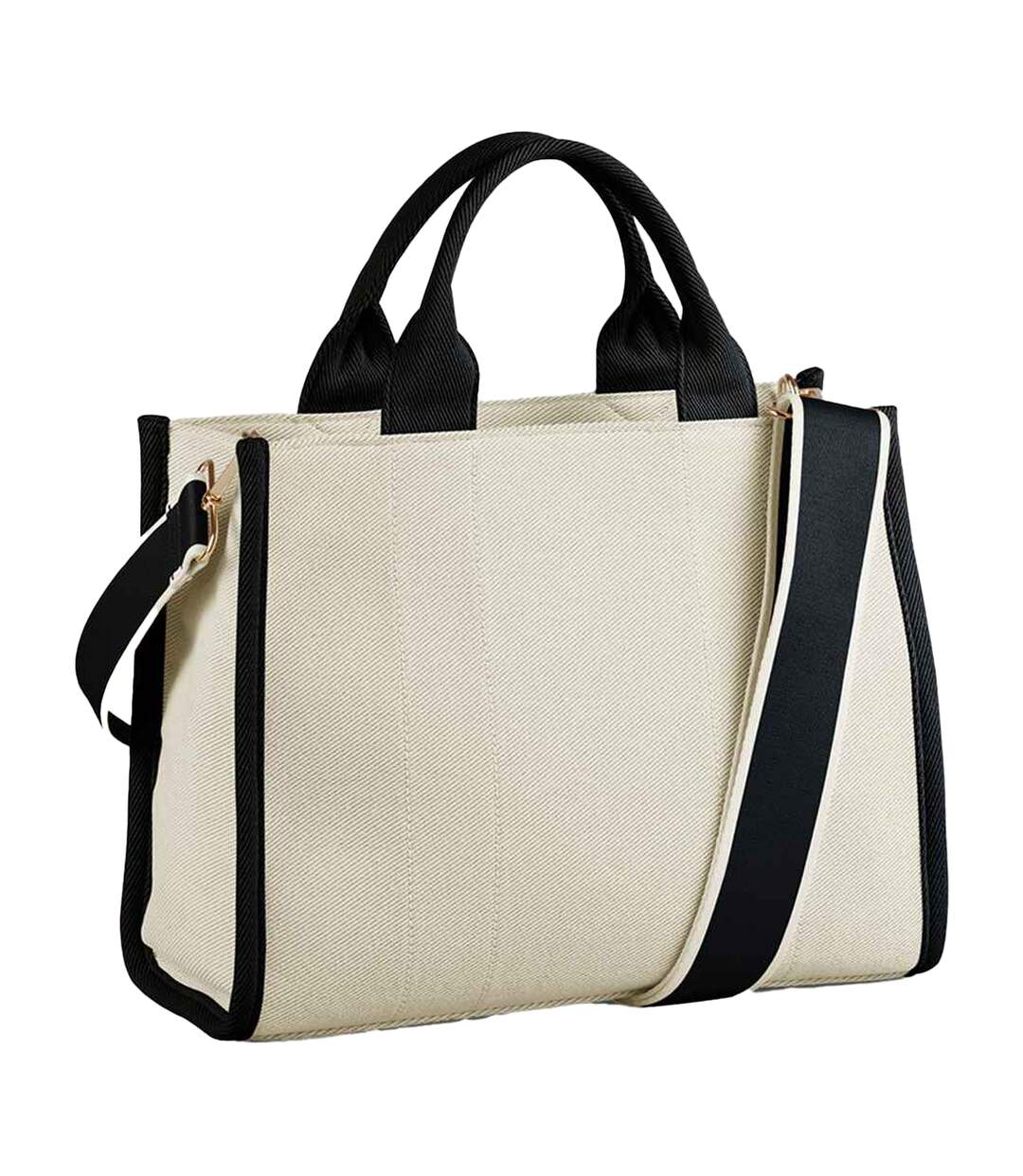 Tote Bag Puerto Taille Unique Beige Pâle Noir Quadra-2