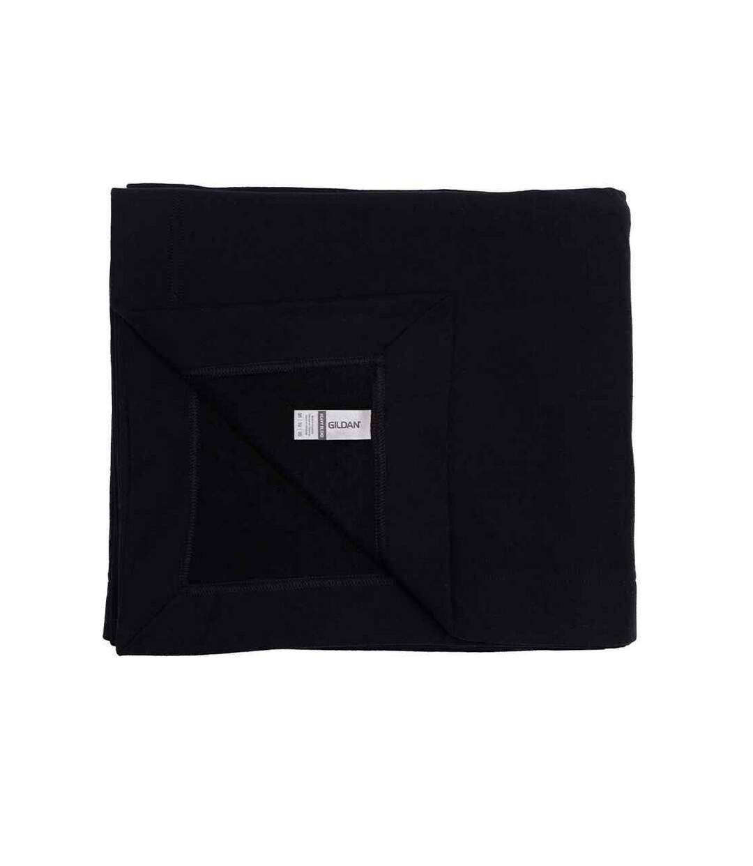 Couverture taille unique noir Gildan-1