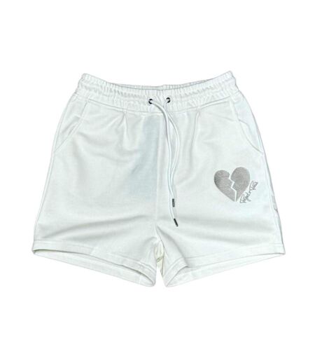 Short Blanc Femme Project X Paris Cœur Brisé - L