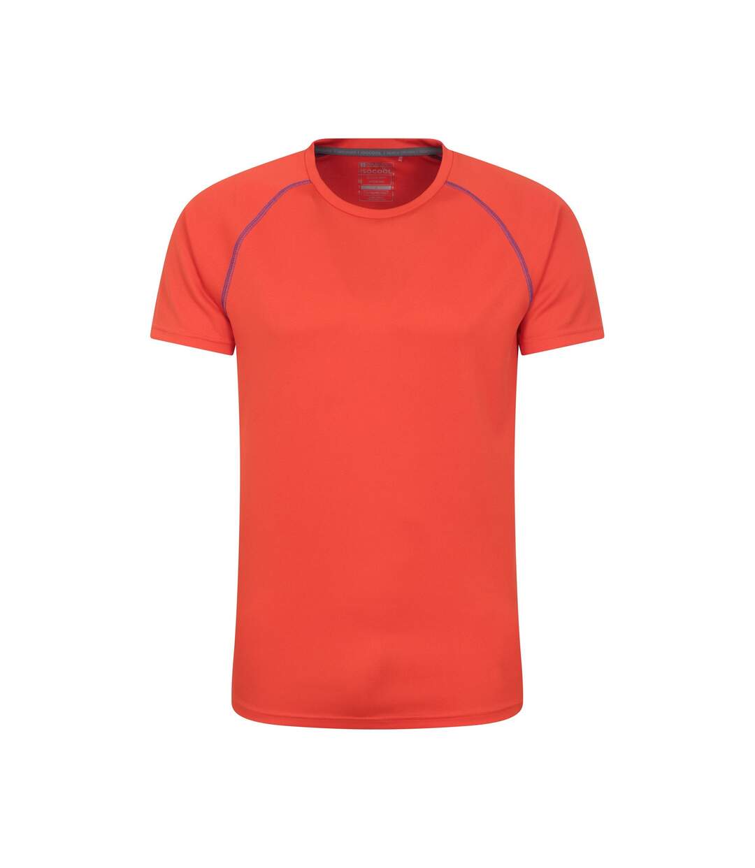 T-shirt Endurance Homme Orange Vif Mountain Warehouse-1
