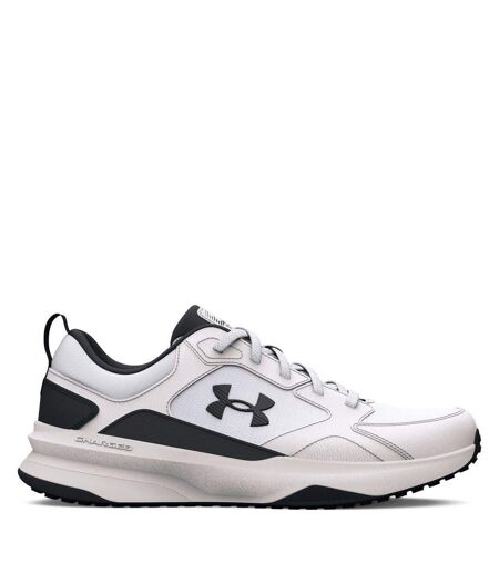 Mens Charged Edge Leather Trainers White Black Under Armour
