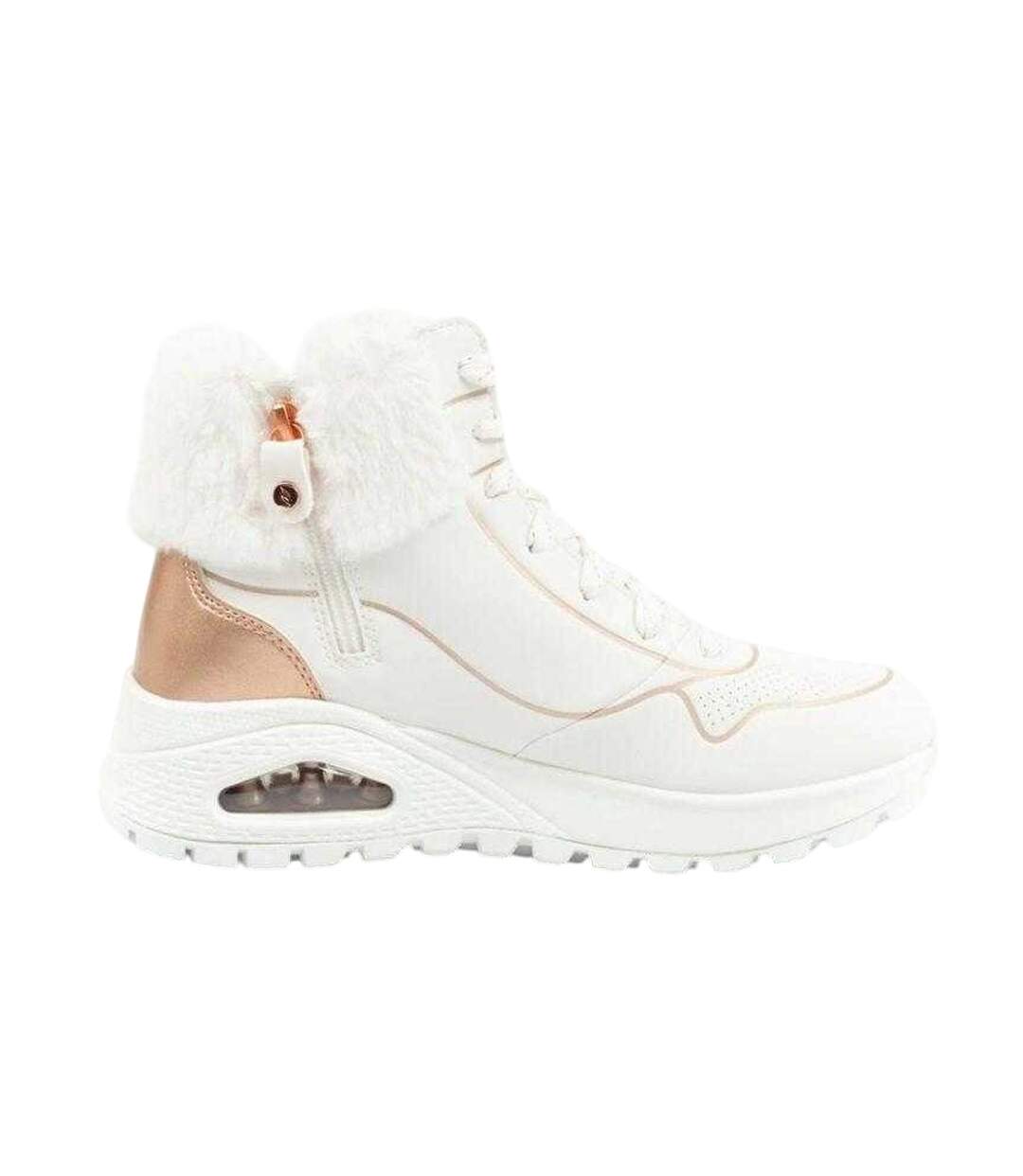 Baskets Uno Rugged Femme Blanc Skechers-4