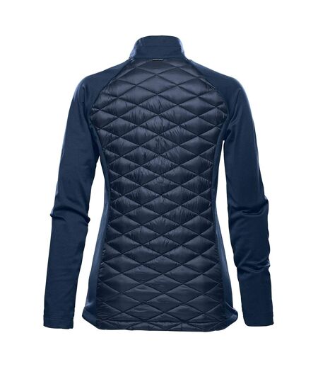 Womens/ladies Boulder Thermal Padded Jacket Indigo Blue Stormtech