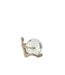 Figurine Boule Cristal Shawn 13cm Beige-3