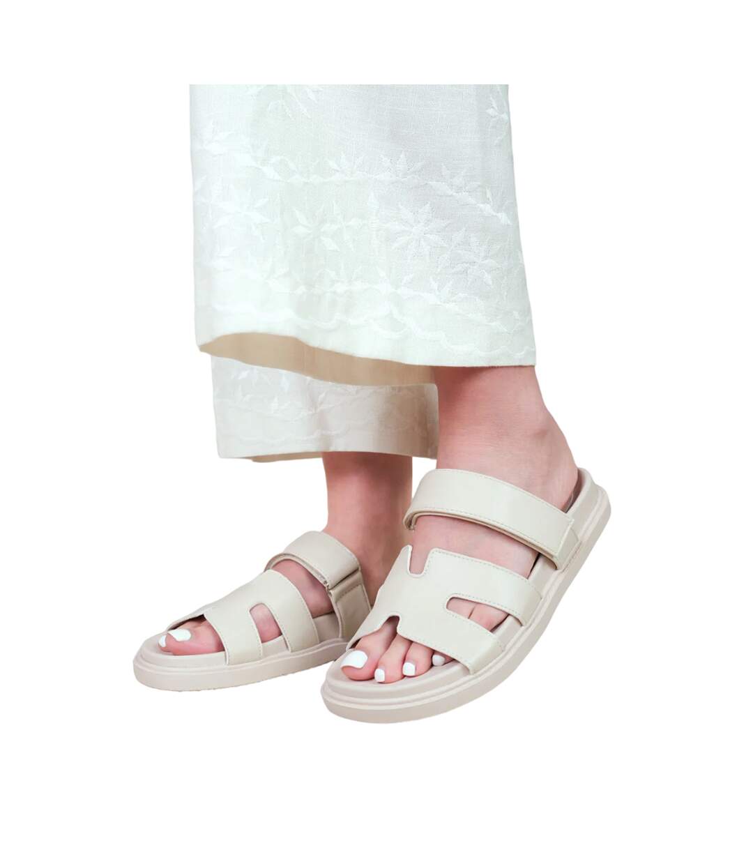 Womens/ladies Adagio Strappy Sandals Nude Where´s That From-3