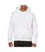 Sweatshirt à capuche unisexe blanc Gildan-3