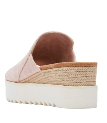 Womens/ladies diana mules ballet pink Toms