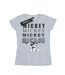 Disney T-shirt en coton Mickey Mouse assis - Femme/Femme (Gris sportif) - UTBI31198-1