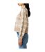 Pull Motif/style Pied-de-poule Femme Marron Clair Vero Moda-4