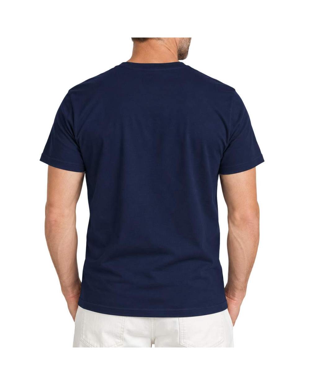 T-shirt marine homme g-star raw chestes-2
