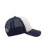 Casquette Style Trucker Rapper Mixte Bleu Marine Blanc Atlantis-4