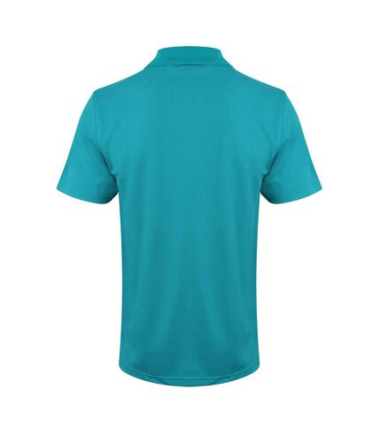 Henbury Mens Coolplus® Pique Polo Shirt (Bright Jade)