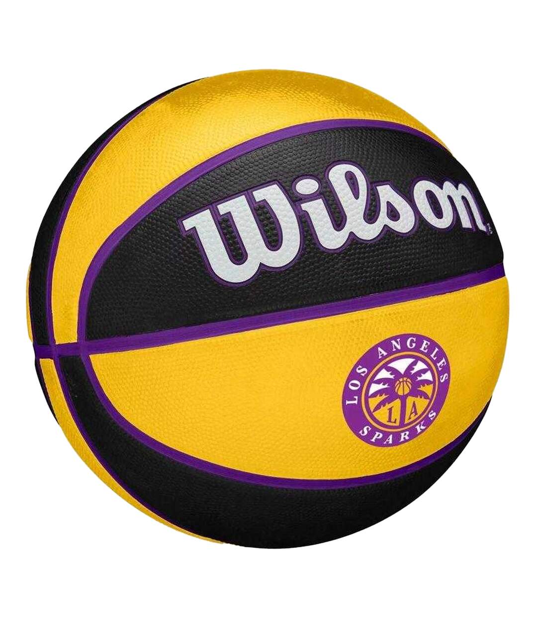Ballon De Basket Motif/style Los Angeles Sparks Nba Team Tribute Taille 6 Jaune Noir Wilson-4