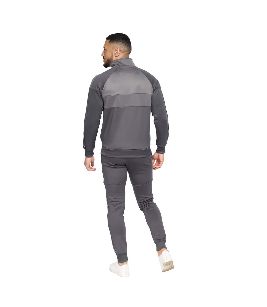 Mens mebride tricot tracksuit grey Duck and Cover-2