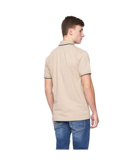 Polo Wilkins Homme Beige Gris Duck And Cover