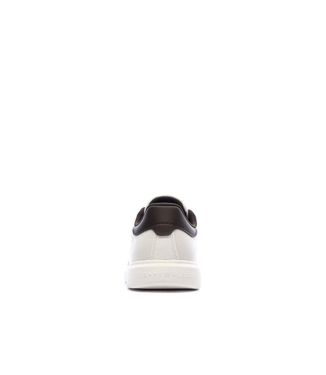 Baskets blanches femme tommy hilfiger icon court light 2026-3