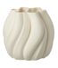 Vase Déco en Porcelaine Impression 3D 22cm Blanc-1