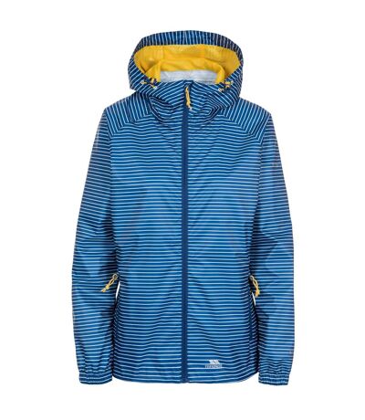 Trespass Womens/Ladies Indulge Waterproof Packaway Jacket (Blue Moon Stripe) - UTTP4649