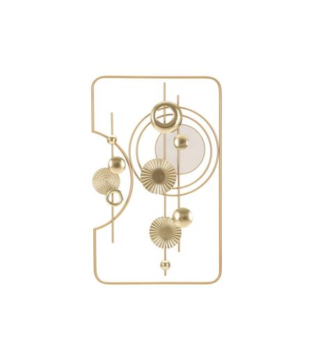 Décoration Murale en Métal Goldy 80cm Or